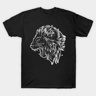 Fierce Lion Tattoo T-Shirt